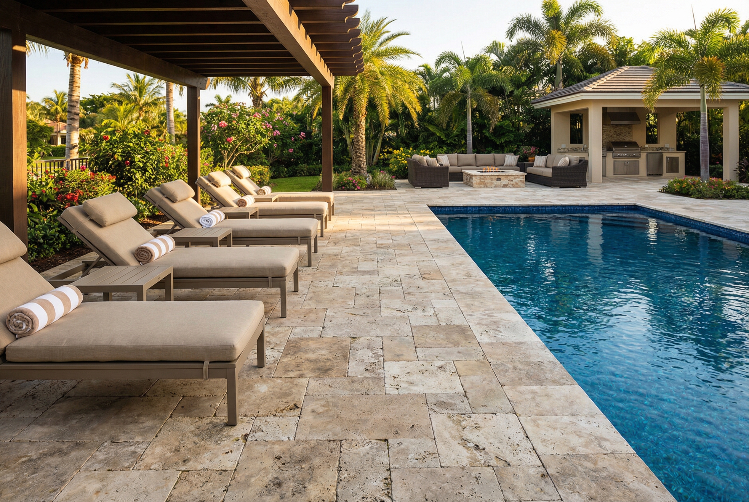 Luxury Pool Area